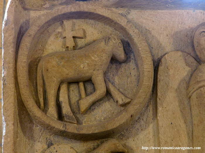 ADNUS DEI, IMAGEN MARTIRIAL DE CRISTO Y EVOCACIÓN DE SAN JUAN BAUTISTA.