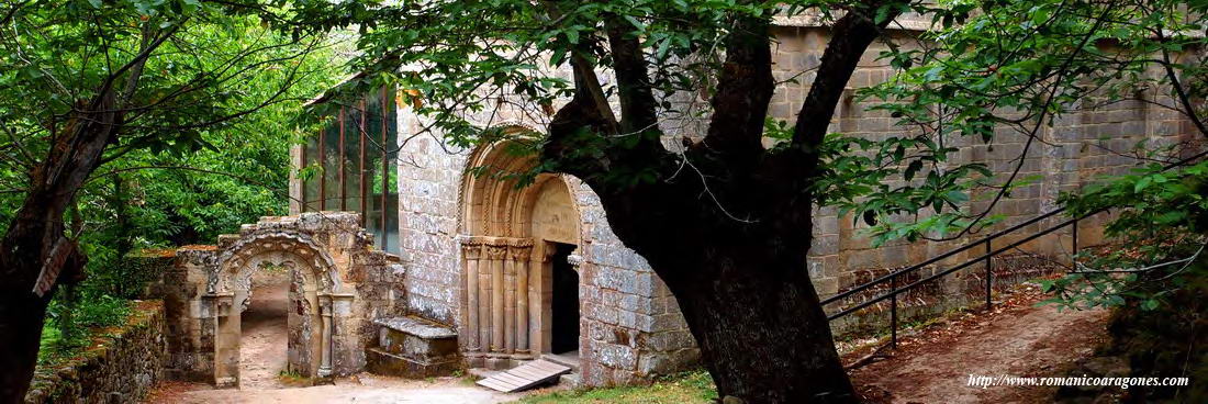 VISTA SUDOESTE DEL ACCESO AL MONASTERIO