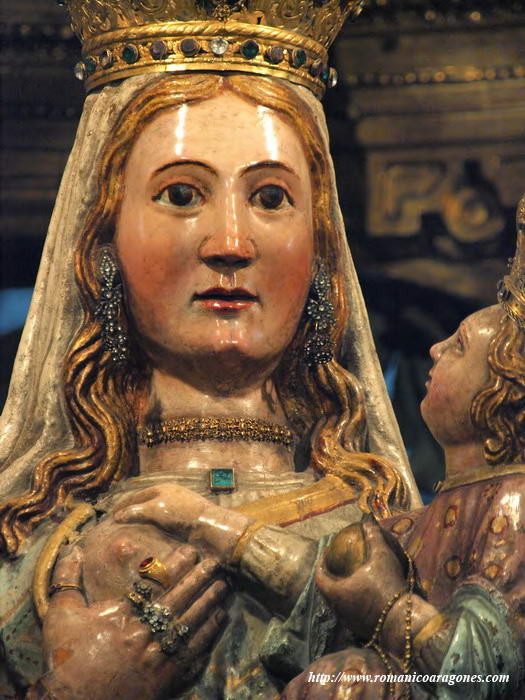 VIRGEN DE LOS OJOS GRANDES. DETALLE