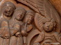 DETALLE DE LAS SANTAS MUJERES Y EL ANGEL