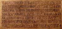 LAPIDA DE CONSAGRACI�N DEL TEMPLO POR ALFONSO I Y DO�A SANCHA