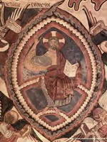 DETALLE DE CRISTO EN LA MANDORLA MÍSTICA