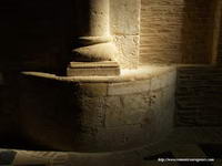 DETALLE DE BASE CIL�NDRICA DE ARRANQUE DE PILASTRAS.