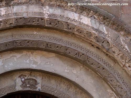 DECORACIN DE LAS ARQUIVOLTAS. DETALLE