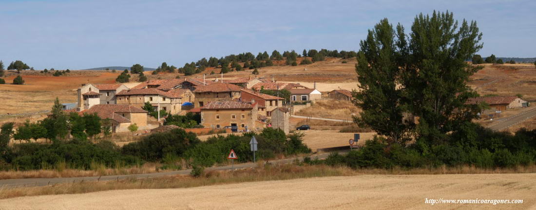 VISTA GENERAL DEL PUEBLO DESDE SU ACCESO