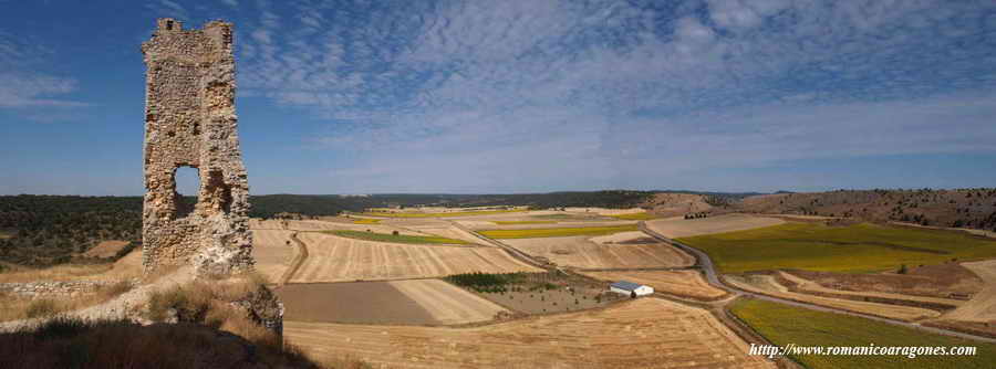 CAMPOS DE SORIA DESDE EL CASTILLO DE CALATAÑAZOR