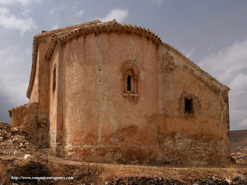 CABECERA DEL TEMPLO DESDE EL ESTE