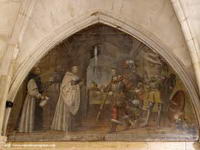 DECORACI&Oacute;N PICT&Oacute;RICA SOBRE LIENZO EN EL CLAUSTRO