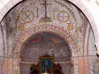 DECORACI&Oacute;N SOBRE EL ARCO TRIUNFAL