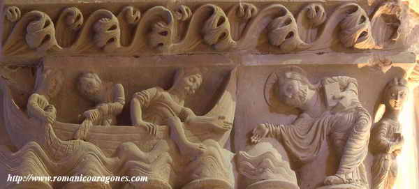 CAPITEL DE PILASTRA 2 - CRISTO RECLUTANDO A LA PRIMERA PROMOCIÓN DEL LAGO TIBERÍADES