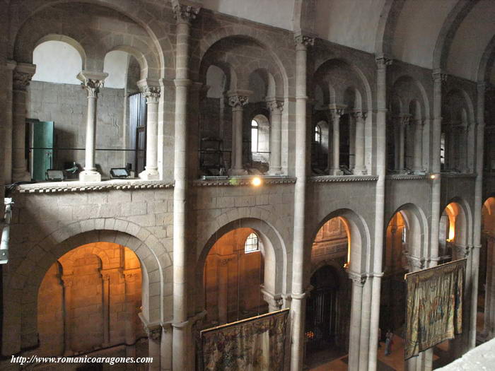 INTERIOR DE LA CATEDRAL DE SANTIAGO DE COMPOSTELA interior de la catedral de santiago de compostela: