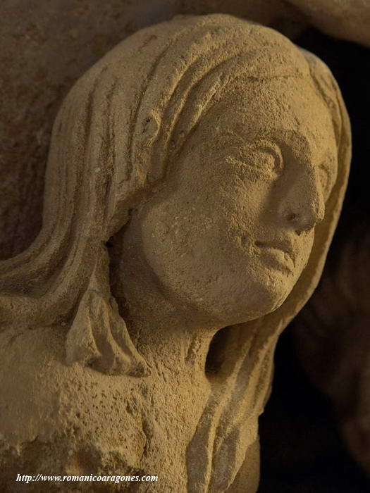 DETALLE DE LA CARA DE EVA, RESTAURADA