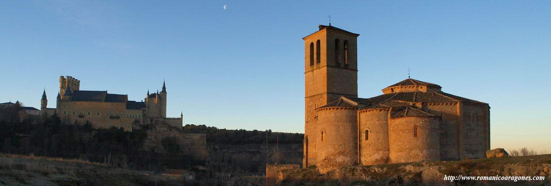 LA VERA CRUS AL AMANECER Y EL ALCÁZAR