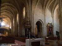 INTERIOR DEL TEMPLO: NAVE CENTRAL Y BRAZO NORTE DEL TRANSEPTO