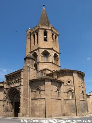 VISTA SURESTE DEL TEMPLO. TRAS �L, EL R�O ARAG�N