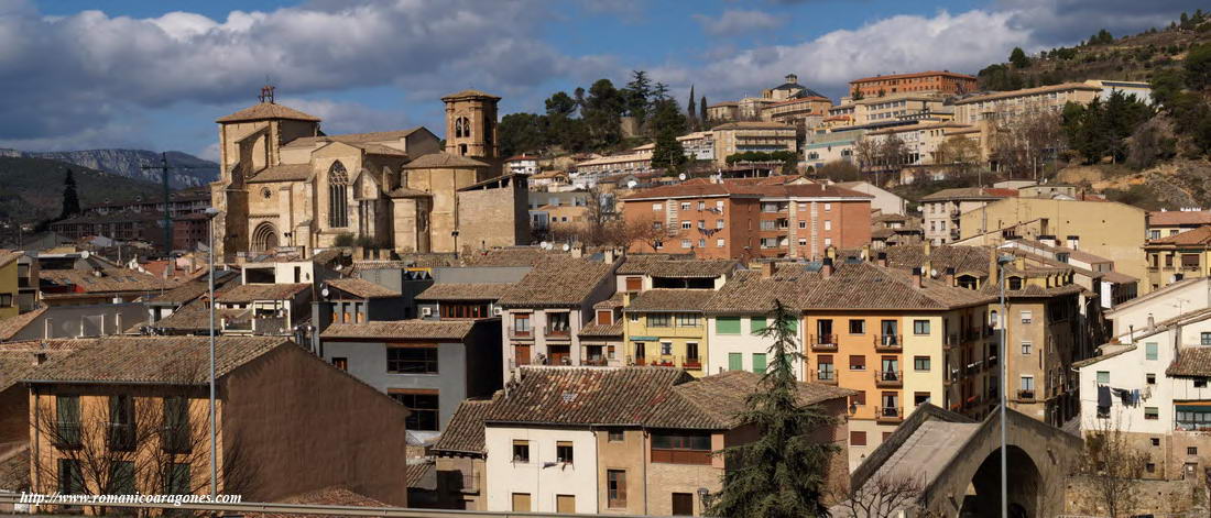 VISTA GENERAL DE ESTELLA DESDE LAS INMEDIACIONES DE SANTA MARA DEL CASTILLO