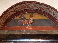 GALLO EN T�MPANO INTERIOR DE PORTADA SUR