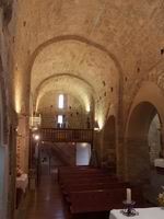 INTERIOR DEL TEMPLO HACIA LOS PIES