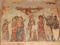 PINTURAS DE LA CRUCIFIXI�N. CAPILLA DE SANTA MARGARITA