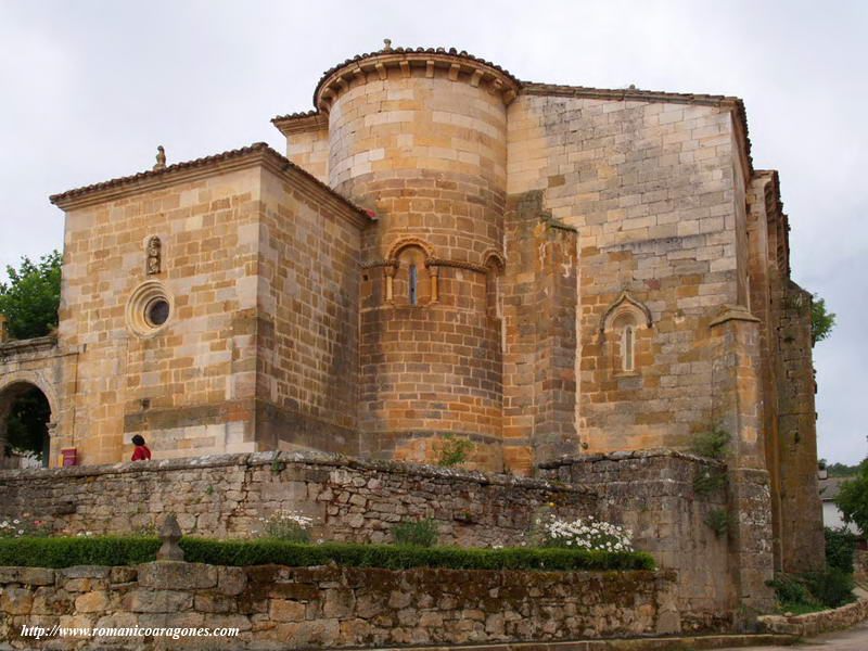 VISTA ESTE DE LA CABECERA DEL  TEMPLO