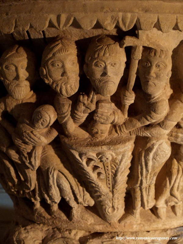 DETALLE DE LA ESCENA DE BAUTISMO