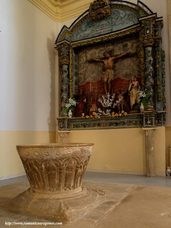 SITUACIN DE LA PILA EN EL BRAZO NORTE DEL TEMPLO