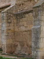 DETALLE DEL MURO INTERIOR DE LA DESAPARECIDA CABECERA SUR